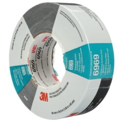 3M™ Extra Heavy Duty Duct Tape 6969, Black, 48 mm x 54.8 m, 10.7 mil, Individually Wrapped Conveniently Packaged image 3M™ Extra Heavy Duty Duct Tape 6969, Black, 48 mm x 54.8 m, 10.7 mil, Individually Wrapped Conveniently Packagedimage