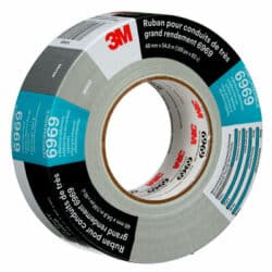3M™ Extra Heavy Duty Duct Tape 6969, Silver, 48 mm x 54.8 m, 10.7 mil. Individually Wrapped image 3M™ Extra Heavy Duty Duct Tape 6969, Silver, 48 mm x 54.8 m, 10.7 mil. Individually Wrappedimage
