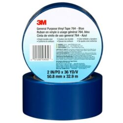3M™ General Purpose Vinyl Tape 764, Blue, 2 in x 36 yd, 5 mil. image 3M™ General Purpose Vinyl Tape 764, Blue, 2 in x 36 yd, 5 mil.image