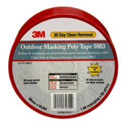 3M™ Outdoor Masking Poly Tape 5903, Red image 3M™ Outdoor Masking Poly Tape 5903, Redimage