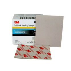3M™ Softback Sanding Sponge, 02602, 4-1/2 in x 5-1/2 in (115 mm x 140 mm), Superfine image 3M™ Softback Sanding Sponge, 02602, 4-1/2 in x 5-1/2 in (115 mm x 140 mm), Superfineimage