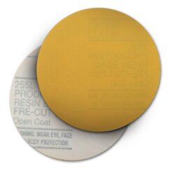 3M™ Hookit™ Gold Film Disc 255L, P500, 8 in x NH, Die 800L image 3M™ Hookit™ Gold Film Disc 255L, P500, 8 in x NH, Die 800Limage