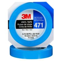 3M™ Vinyl Tape 471 Blue PN36409, 3/4 in x 36 yd, Individually Wrapped - Image 3