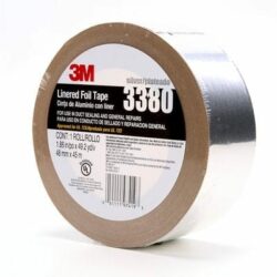 3M™ Aluminum Foil Tape 3380, Silver, 48 mm x 45 m, 3.25 mil. image 3M™ Aluminum Foil Tape 3380, Silver, 48 mm x 45 m, 3.25 mil.image
