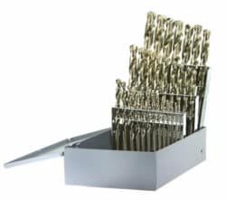 Drillco 29PC Cobalt Jobber Drill Bit Set 1/16-1/2 By 64ths image Drillco 29PC Cobalt Jobber Drill Bit Set 1/16-1/2 By 64thsimage