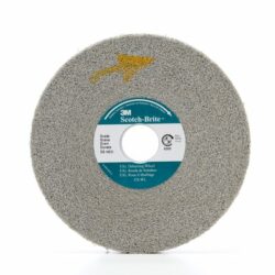Scotch-Brite™ EXL Deburring Convolute Wheel, XL-WL, 8A Medium, 8 in x 1/2 in x 3 inimage