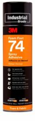 3M™ Foam Fast Spray Adhesive 74, Orange, 24 fl oz Can (Net Wt 16.9 oz) image 3M™ Foam Fast Spray Adhesive 74, Orange, 24 fl oz Can (Net Wt 16.9 oz)image