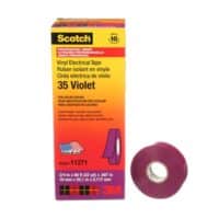 Scotch® Vinyl Color Coding Electrical Tape 35, 3/4 in x 66 ft, Violet, 10 rolls/carton, 100 rolls/Case - Image 3
