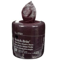 Scotch-Brite™ Multi-Flex Sheet Roll, MX-SR, 07521, A/O Very Fine, 8 in x 20 ft image Scotch-Brite™ Multi-Flex Sheet Roll, MX-SR, 07521, A/O Very Fine, 8 in x 20 ftimage