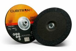 3M™ Cubitron™ II Depressed Center Grinding Wheel, 87153, T27 Quick Change, 9 in x 1/4 in x 5/8 in-11 in – OBSOLETE image 3M™ Cubitron™ II Depressed Center Grinding Wheel, 87153, T27 Quick Change, 9 in x 1/4 in x 5/8 in-11 in – OBSOLETEimage