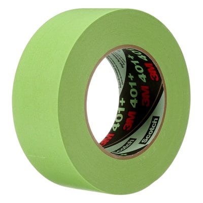 3M High Performance Masking Tape 401+ , 48mm x 55 M, Green