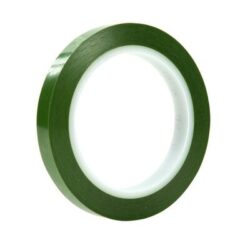 3M™ Polyester Tape 8992, Green, 1/2 in x 72 yd, 3.2 milimage