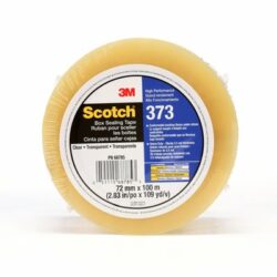 Scotch® Box Sealing Tape 373, Clear, 72 mm x 100 m, Individually Wrapped Conveniently Packaged image Scotch® Box Sealing Tape 373, Clear, 72 mm x 100 m, Individually Wrapped Conveniently Packagedimage