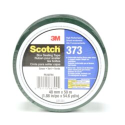 Scotch® Box Sealing Tape 373, Green, 48 mm x 50 m, 36/Case, Individually Wrapped Conveniently Packaged image Scotch® Box Sealing Tape 373, Green, 48 mm x 50 m, 36/Case, Individually Wrapped Conveniently Packagedimage