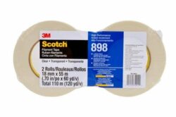 Scotch® Filament Tape 898 Clear, 18 mm x 55 m Conveniently Packaged image Scotch® Filament Tape 898 Clear, 18 mm x 55 m Conveniently Packagedimage