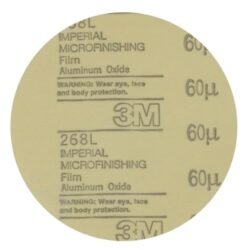 3M™ Microfinishing PSA Film Disc 268L, 60 Mic 3MIL, Type D, 1 in x NH, Die 100N, 100/Bag, 2000 ea/Case image 3M™ Microfinishing PSA Film Disc 268L, 60 Mic 3MIL, Type D, 1 in x NH, Die 100N, 100/Bag, 2000 ea/Caseimage