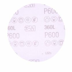 3M™ Hookit™ Film Disc 360L, P600, 5 in x NH, Die 500X image 3M™ Hookit™ Film Disc 360L, P600, 5 in x NH, Die 500Ximage