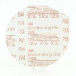 3M™ Microfinishing PSA Film Disc 268L, 100 Mic 3MIL, Type D, 5 in x NH, Die 500X image 3M™ Microfinishing PSA Film Disc 268L, 100 Mic 3MIL, Type D, 5 in x NH, Die 500Ximage
