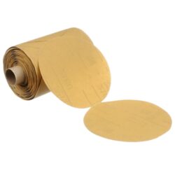 3M™ Stikit™ Gold Paper Disc Roll 216U, P800 A-weight, 5 in x NH, Die 500X, 175 Discs/Roll, 6 Rolls/Case image 3M™ Stikit™ Gold Paper Disc Roll 216U, P800 A-weight, 5 in x NH, Die 500X, 175 Discs/Roll, 6 Rolls/Caseimage