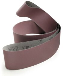 3M™ Cloth Belt 302D, P320 J-weight, 1-1/2 in x 42 in, Film-lok, Full-flex, 200 ea/Caseimage