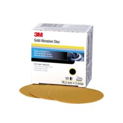 3M™ Hookit™ Gold Disc, 00918, 3 in, P150, 50 discs per carton, 4 cartons per case image 3M™ Hookit™ Gold Disc, 00918, 3 in, P150, 50 discs per carton, 4 cartons per caseimage