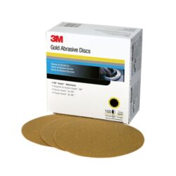 3M™ Hookit™ Gold Disc 236U, 00980, 6 in, P150, 100 discs per carton, 4 cartons per case image 3M™ Hookit™ Gold Disc 236U, 00980, 6 in, P150, 100 discs per carton, 4 cartons per caseimage