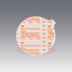 3M™ Microfinishing PSA Film Disc 268L, 15 Mic 3MIL, Type D, 12 in x NH, Die 1200B, 25/Bag, 100 ea/Case image 3M™ Microfinishing PSA Film Disc 268L, 15 Mic 3MIL, Type D, 12 in x NH, Die 1200B, 25/Bag, 100 ea/Caseimage