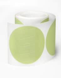 3M™ Trizact™ PSA Film Disc Roll 268XA, A35 3MIL, Green, 5 in x 5/8 in, Die 500BB, 100 Discs/Roll, 1 Roll/Case image 3M™ Trizact™ PSA Film Disc Roll 268XA, A35 3MIL, Green, 5 in x 5/8 in, Die 500BB, 100 Discs/Roll, 1 Roll/Caseimage