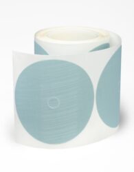 3M™ Trizact™ PSA Film Disc Roll 268XA, A10 3MIL, Blue, 5 in x 5/8 in, Die 500BB, 100 Discs/Roll, 1 Roll/Case image 3M™ Trizact™ PSA Film Disc Roll 268XA, A10 3MIL, Blue, 5 in x 5/8 in, Die 500BB, 100 Discs/Roll, 1 Roll/Caseimage