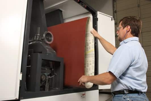 3M™ Paper Belt 364UZ, 54 in x 103 in, P120 F-weight, Full-Flex, 5 ea/Case