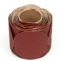 3M™ Stikit™ Paper Disc Roll 763U, 80 F-weight, 5 in x NH, Die 500X, 100 Discs/Roll, 4 Rolls/Case - Image 3