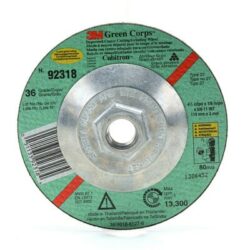 3M™ Green Corps™ Cutting/Grinding Wheel, T27, 7 in x 1/8 in x 7/8, 36 image 3M™ Green Corps™ Cutting/Grinding Wheel, T27, 7 in x 1/8 in x 7/8, 36image