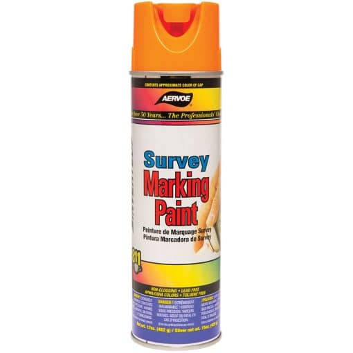 Aervoe Survey Marking Paint - Fluorescent Orange