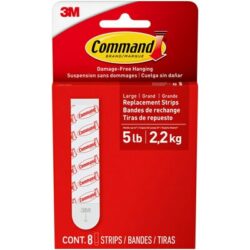 Command™ Large Foam Replacement Strips 17023-8ESF, 8 Strips image Command™ Large Foam Replacement Strips 17023-8ESF, 8 Stripsimage
