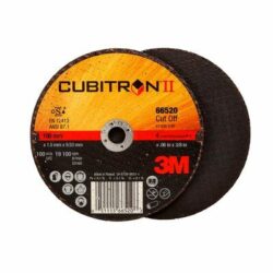 3M™ Cubitron™ II Cut-Off Wheel, 66520, Type 1, 4 in x .06 in x 3/8 in – OBSOLETE image 3M™ Cubitron™ II Cut-Off Wheel, 66520, Type 1, 4 in x .06 in x 3/8 in – OBSOLETEimage