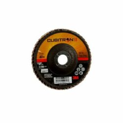 3M™ Cubitron™ II Flap Disc 967A, 40+, T27, 4-1/2 in x 7/8 in, Giant image 3M™ Cubitron™ II Flap Disc 967A, 40+, T27, 4-1/2 in x 7/8 in, Giantimage