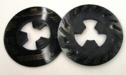 3M™ Disc Pad Face Plate Ribbed 81733, 5 in, Hard, Black image 3M™ Disc Pad Face Plate Ribbed 81733, 5 in, Hard, Blackimage