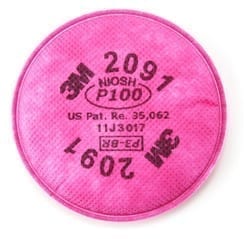 3M™ Particulate Filter 2091/07000(AAD), P100