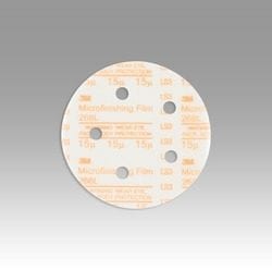 3M™ Hookit™ Microfinishing Film Disc 268L, 15 Mic 3MIL, Type D, 5 in x NH, D/F 5HL, Die 500FH, 25/Bag, 500 ea/Case image 3M™ Hookit™ Microfinishing Film Disc 268L, 15 Mic 3MIL, Type D, 5 in x NH, D/F 5HL, Die 500FH, 25/Bag, 500 ea/Caseimage