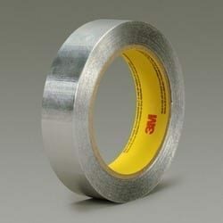 3M™ Aluminum Foil Tape 4380, Silver, 1 in x 55 yd, 3.25 Mil image 3M™ Aluminum Foil Tape 4380, Silver, 1 in x 55 yd, 3.25 Milimage