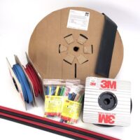 3M™ Heat Shrink Thin-Wall Tubing FP-301-1/2-Black-100` 3M stock# 7000021421 - Image 2