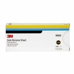 3M™ Gold Abrasive Sheet, 02553, P180 grade, 3 2/3 in x 9 in image 3M™ Gold Abrasive Sheet, 02553, P180 grade, 3 2/3 in x 9 inimage