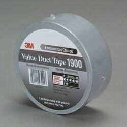 3M™ Value Duct Tape 1900 Silver, 1.88 in x 50 yd 5.8 mils Individual Wrap 3M stock# 7000049202 image 3M™ Value Duct Tape 1900 Silver, 1.88 in x 50 yd 5.8 mils Individual Wrap 3M stock# 7000049202image