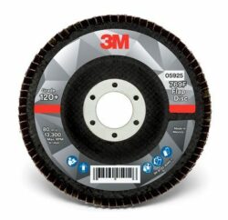 3M™ Flap Disc 769F, 05925, T29, 4 1/2 in x 7/8 in, 120+ YF-weight image 3M™ Flap Disc 769F, 05925, T29, 4 1/2 in x 7/8 in, 120+ YF-weightimage