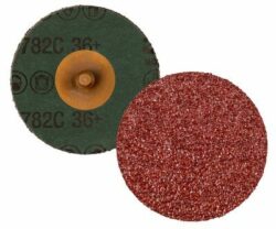 3M™ Roloc™ Fibre Disc 782C, 36+, TR, 4 in, Die R400BB image 3M™ Roloc™ Fibre Disc 782C, 36+, TR, 4 in, Die R400BBimage