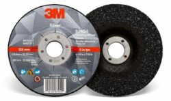 3M™ Silver Depressed Center Grinding Wheel, 87454, T27, 5 in x 1/4 in x 7/8 in. image 3M™ Silver Depressed Center Grinding Wheel, 87454, T27, 5 in x 1/4 in x 7/8 in.image
