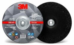 3M™ Silver Depressed Center Grinding Wheel, 87449, T27 Quick Change, 9 in x 1/4 in x 5/8 in-11 image 3M™ Silver Depressed Center Grinding Wheel, 87449, T27 Quick Change, 9 in x 1/4 in x 5/8 in-11image