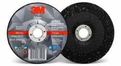 3M™ Silver Depressed Center Grinding Wheel, 87456, T27, 4 in x 1/4 in x 5/8 in. image 3M™ Silver Depressed Center Grinding Wheel, 87456, T27, 4 in x 1/4 in x 5/8 in.image