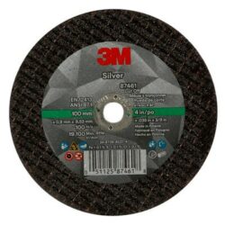 3M™ Silver Cut-Off Wheel, 87461, T1, 4 in x .035 in x 3/8 in image 3M™ Silver Cut-Off Wheel, 87461, T1, 4 in x .035 in x 3/8 inimage