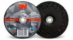 3M™ Silver Depressed Center Grinding Wheel, 87455, T27, 4 in x 1/4 in x 3/8 in image 3M™ Silver Depressed Center Grinding Wheel, 87455, T27, 4 in x 1/4 in x 3/8 inimage